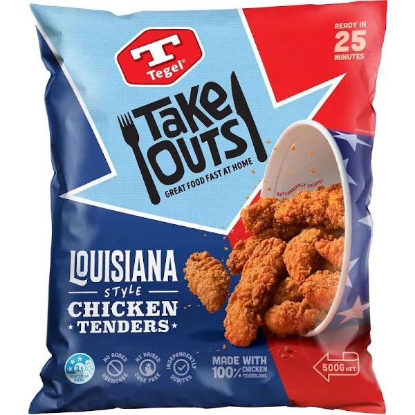 Tegel Take Outs Louisiana Style Chicken Tenders 500g