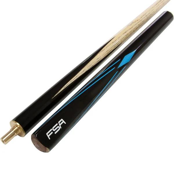 FSA 3/4 Snooker Pool Billiards Cue Blue Flame Ash Shaft & Hardwood Butt