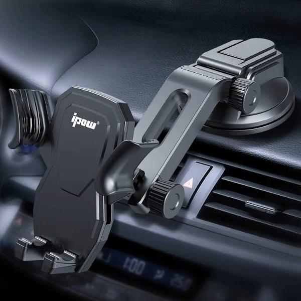 IPOW Car Phone Mount Holder Hands Free Car Phone Holder Dashboard