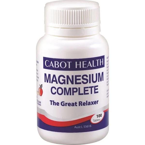 Cabot Health HD Magnesium Complete 100 Tablets