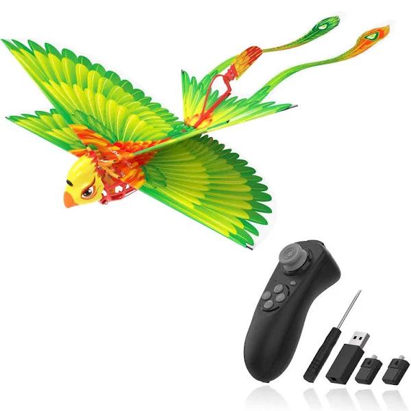 Hanvon Go Go Bird Flying Toy,mini Rc Flying Bird Helicopters,Bionic Flying Bird,Mini Drone-Tech Toy,remote Control Flying Toys,Easy Indoor Outdoor