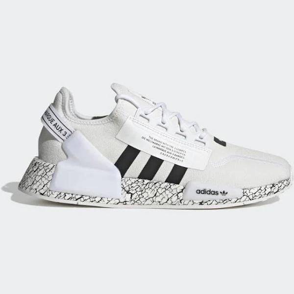 Adidas NMD R1 V2 Crackled White Black