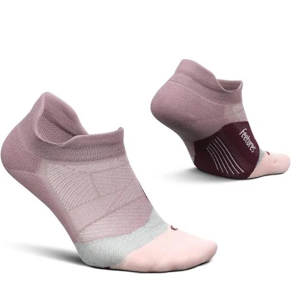 Feetures - Elite Light Cushion No Show Tab Socks - Purple - UK Medium