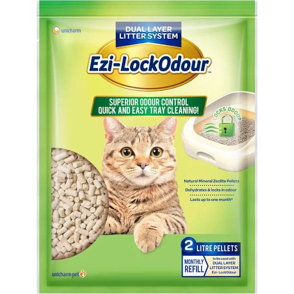 Ezi-Lockodour Natural Mineral Zeolite Cat Litter Pellets