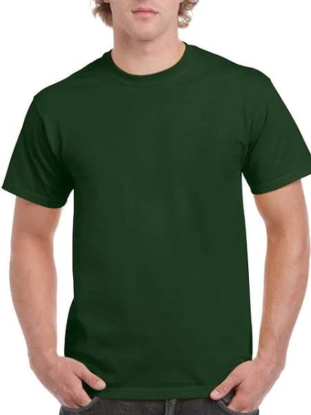 Gildan Men's G2000 Ultra Cotton Adult T-Shirt, Forest Green, Medium