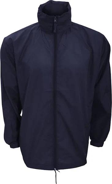 Kariban Mens Casual Windbreaker Jacket Navy XL Polyester Mens Jacket