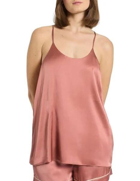 David Lawrence Leon Silk Sleep Cami in Pink 8