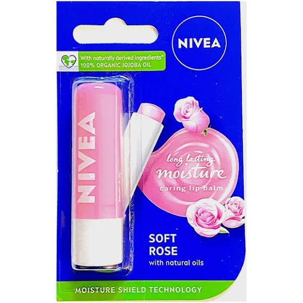 Nivea Lip Soft Rose Blister Pack