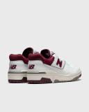 New Balance Men's 550 WHITE/NB Burgundy - Size 14