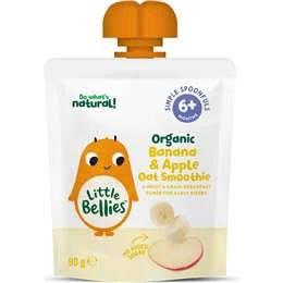 Little Bellies Organic Banana & Apple Oat Smoothie 90g