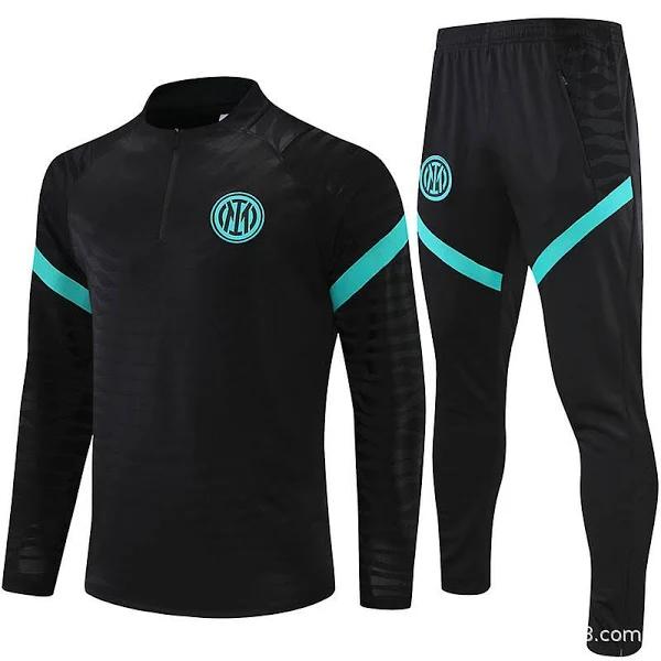 Paris Football Club Training Suit Men Kids Black Blue Long Sleeve Breathable Sports Soccer Tracksuit For Fans