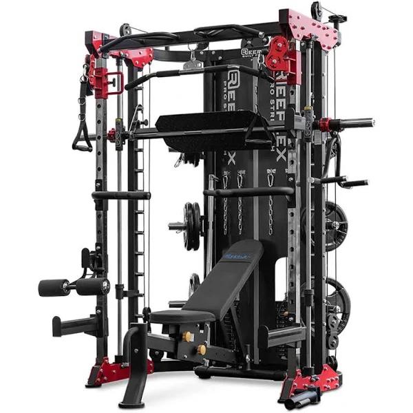 Reeplex CBT-PN + FID Bench + 100kg Olympic Weights + Leg Press Attachment + 7ft Barbell - AfterPay & zipPay Available