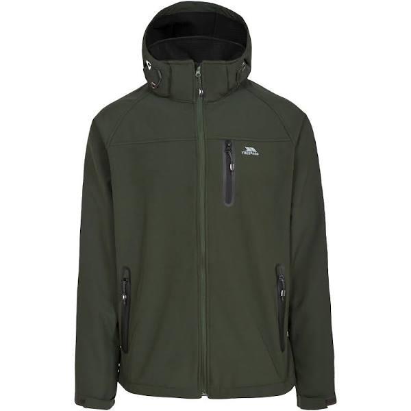 Trespass Mens Stanford Softshell Jacket Olive XS