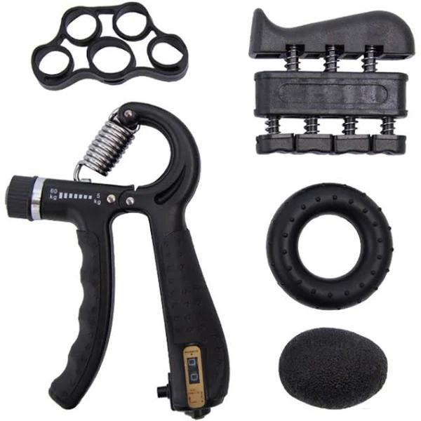 Verpeak 5 in 1 Hand Grips Adjustable Hand Grip Strengthener Kit with Carry Bag