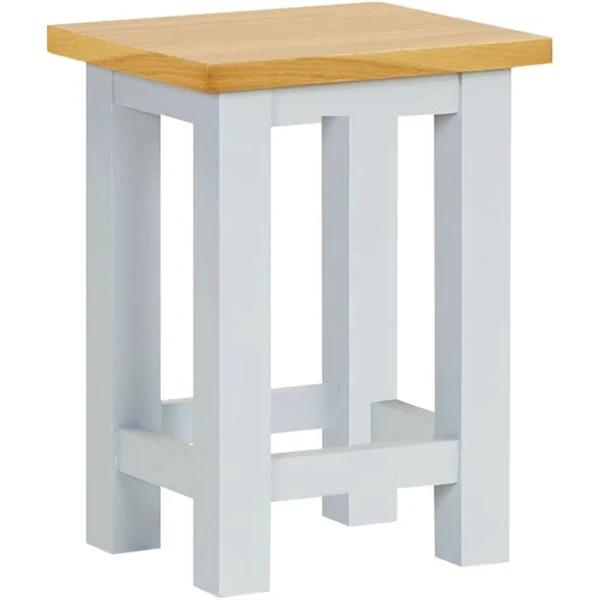 vidaXL End Table 27x24x37 cm Solid Oak Wood