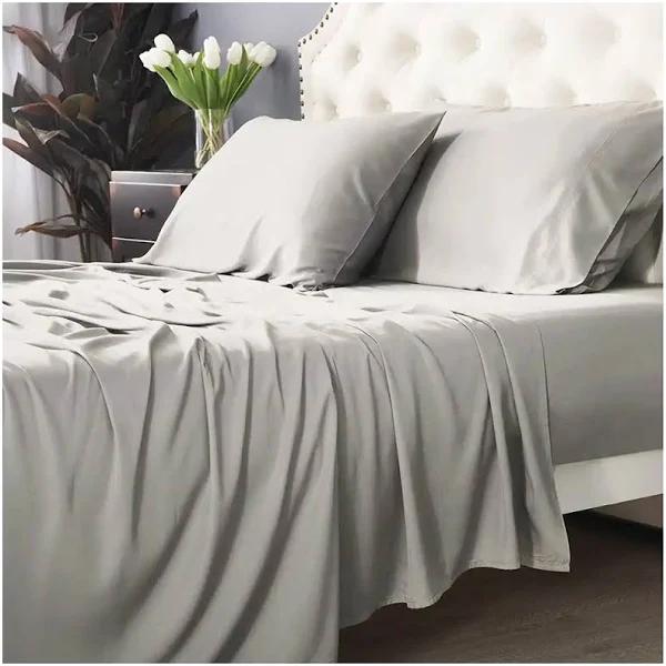 Split King Park Avenue 500 TC Bamboo Cotton Sheet Set Dove