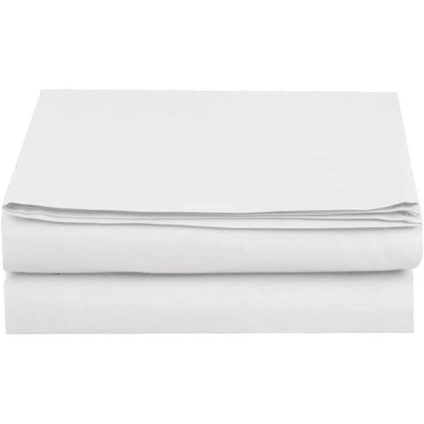 Elegant Comfort Luxury Flat Sheet On Amazon Wrinkle-Free 1500 Thread C