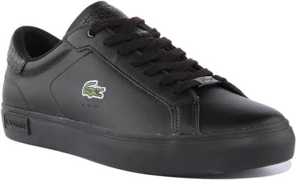 Lacoste Powercourt Trainers Dark Black - 44