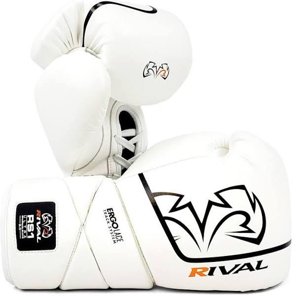 Rival RS1 Ultra 2.0 White Sparring Gloves - 14oz