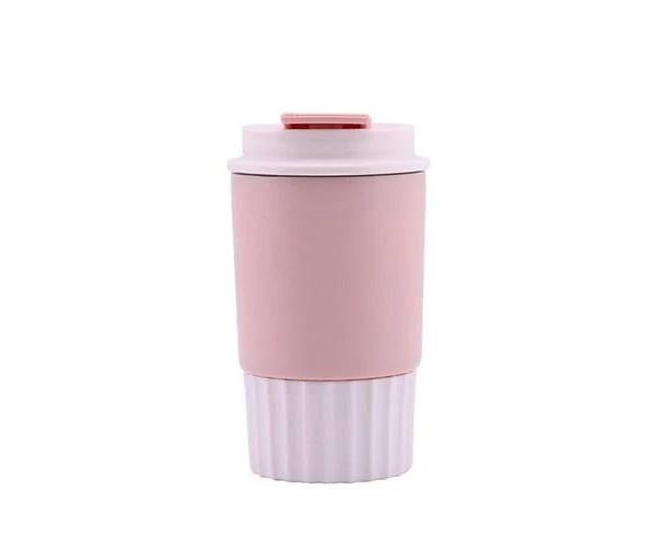 12oz Travel Mug with Leakproof Lid Ideal For Hot/ice Coffee-Pink2