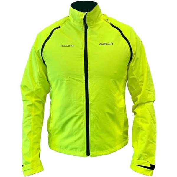 Azur Mustang Convertible Wind Jacket Fluro Yellow