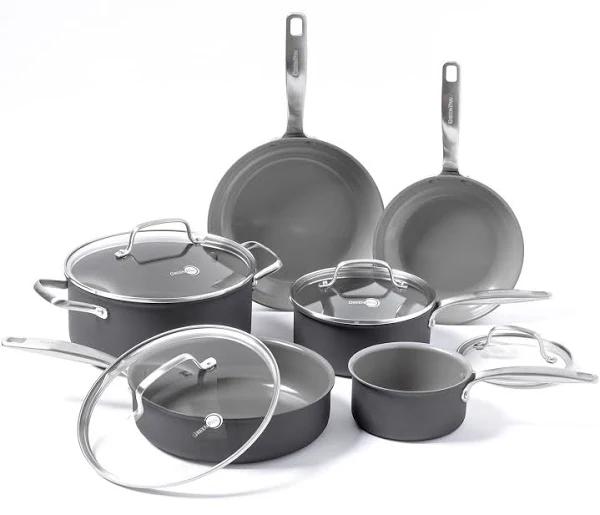 GreenPan CC000126-001 Chatham Ceramic Non-stick 10-piece Cookware Set