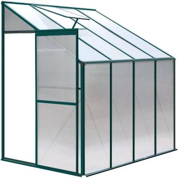 Greenhouse Aluminium Green House Garden Polycarbonate 2.52x1.27M