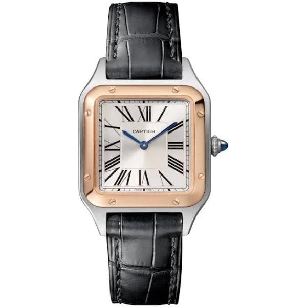 Cartier - Santos-Dumont Watch - Watch Pink gold/Gold/Steel