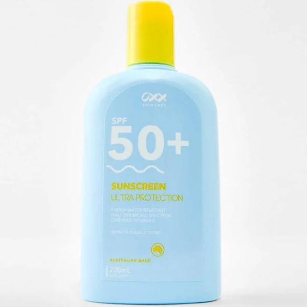 OXX Skincare SPF 50+ Ultra Protection Sunscreen Lotion 200ml - Vitamin E