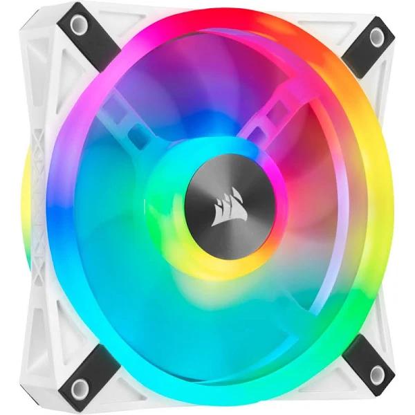 Corsair iCUE QL120 RGB White 120mm PWM Single Fan