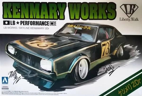 Aoshima 1/24 Skyline LB Works Ken Mary 2 Dr.