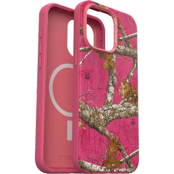 OtterBox - Symmetry Graphics MagSafe Case for Apple iPhone 15 Pro Max - Flamingo Pink