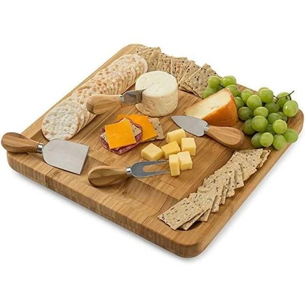 Bamboo Knife Cutting Chopping Boards Set - AfterPay & zipPay Available