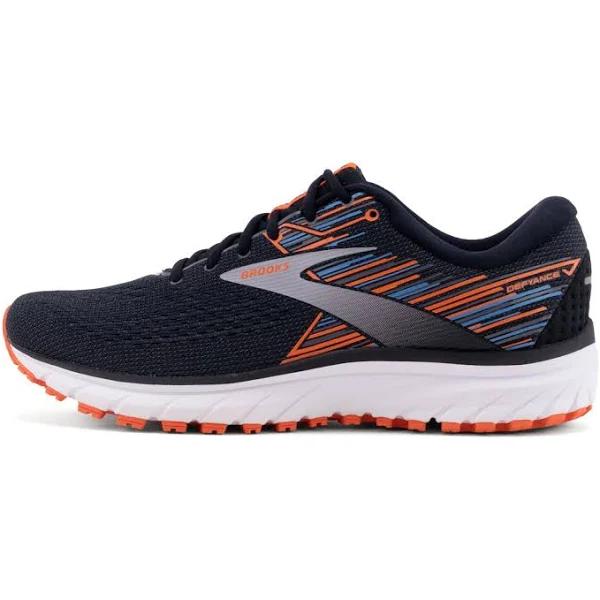 Brooks Defyance 12 Men's Black/Red Orange/Blue