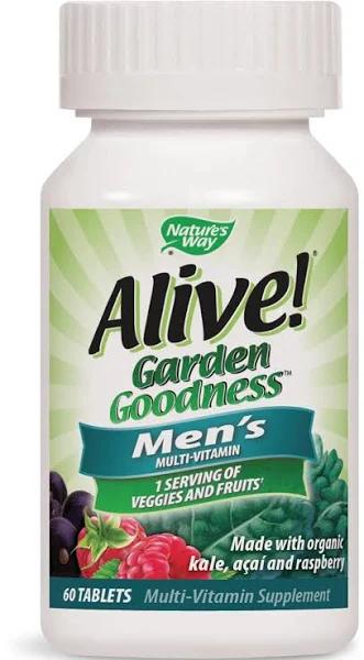 Nature's Way Alive! Garden Goodness Men's Multivitamin 60 Tablets