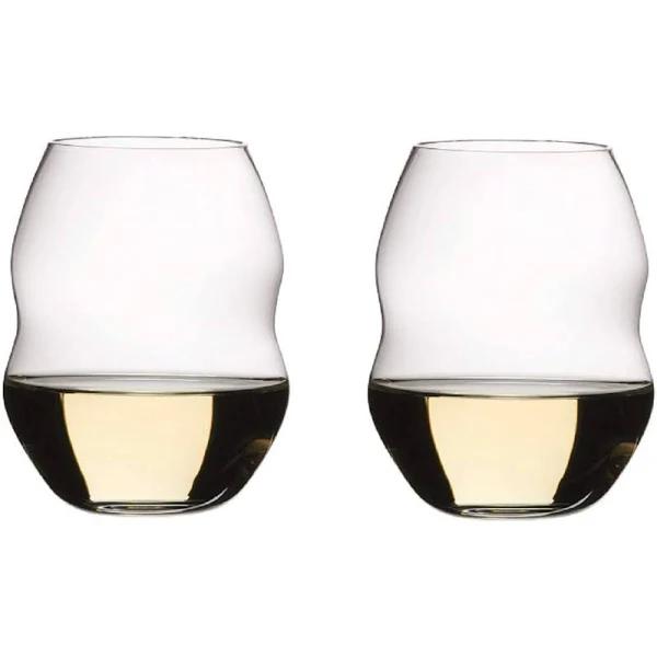 Riedel Swirl Set of 2 Stemless White Wine Glasses