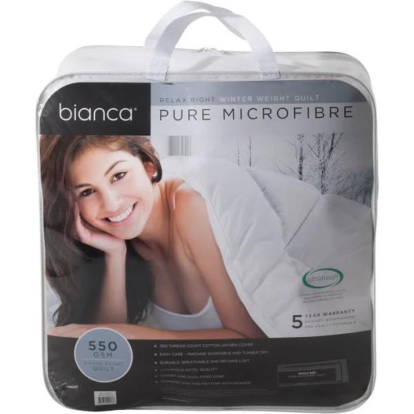 Bianca 550GSM Relax Right Winter Microfibre Quilt King