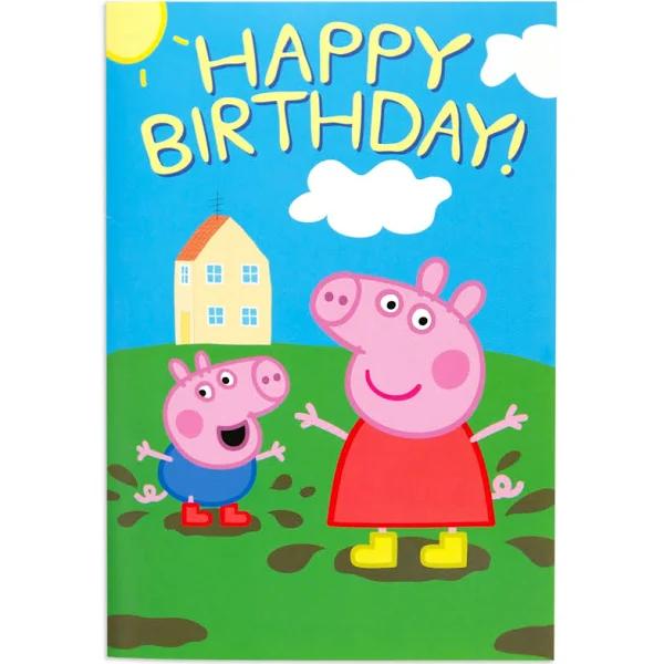 Peppa Pig Fun Interactive Birthday Card