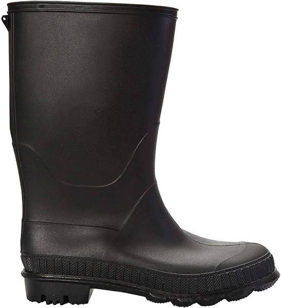 Mountain Warehouse Plain Kids Wellies - Black | Size 8