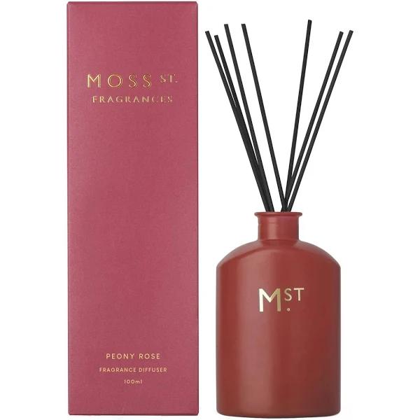 Moss St. Fragrances - Peony Rose Scented Diffuser - 100ml