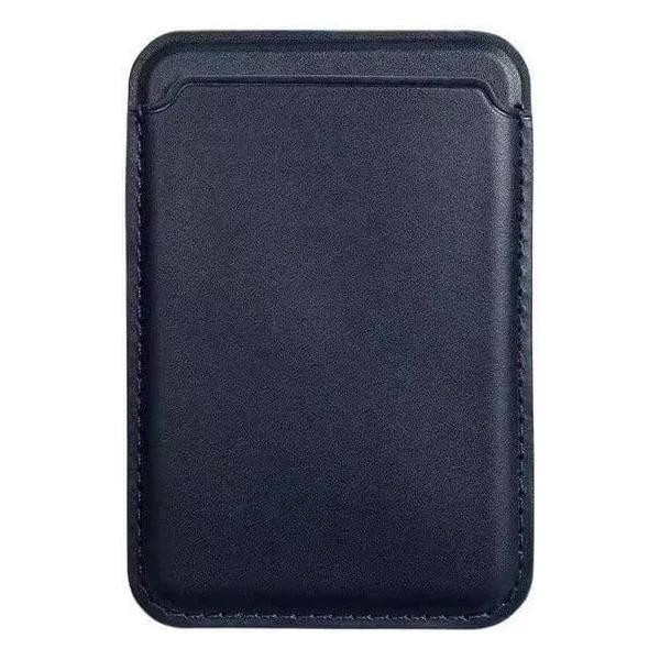 Orco Magnetic Leather Card Holder For Magsafe iPhone - Midnight Blue