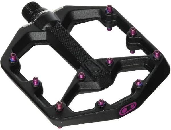 Crank Brothers Stamp 7 Flat Pedals - Black / Pink / Large