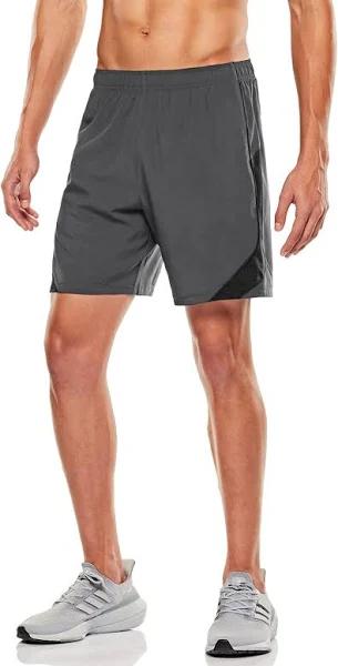 TSLA Men's Active Running Shorts, 7 Inch Basketball Gym Training Workout Shorts, Quick Dry Athletic Shorts with Pockets