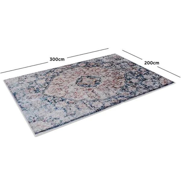 Luxo Home Decor Ariza Distressed Persian Silky Floor Rug