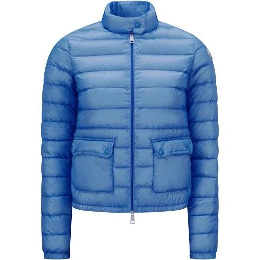 Moncler, Lans Short down jacket, Women, Blue, L, Jackets, Materialmix