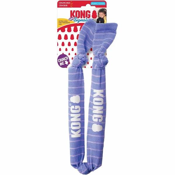 Kong Puppy Toy — Double Signature Crunch Rope Med/Large