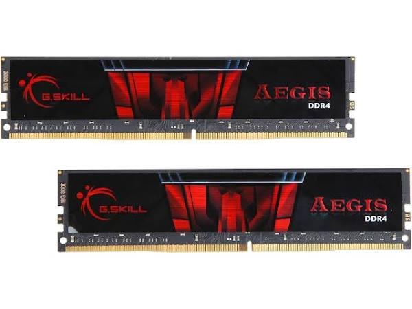 G.Skill Aegis 32GB (2 x 16GB) 288-Pin PC RAM DDR4 3000 (PC4 24000) Desktop Memory Model F4-3000C16D-32GISB