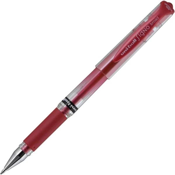 Uniball UM153 Gel Signo Impact Rollerball Pen Metallic Red