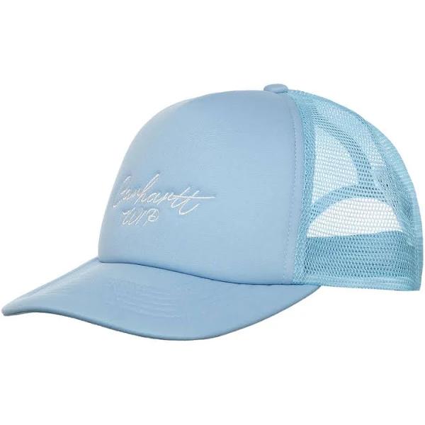 Carhartt WIP Signature Trucker Cap - Misty Sky / White - One Size