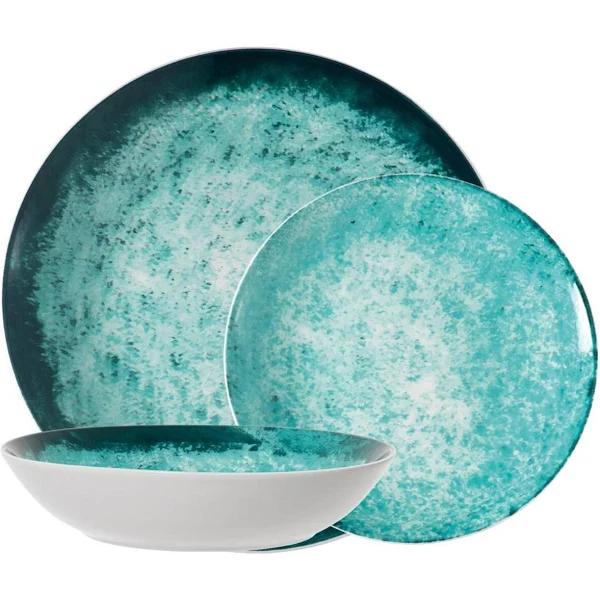 Ambrosia Reef 12 Piece Dinner Set Teal